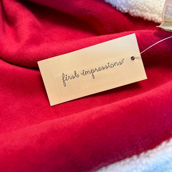 FIRST IMPRESSIONS Baby Velour Sherpa Fleece Blanket - Picture 2 of 8